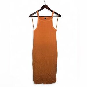 Old Navy Orange Midi Dress